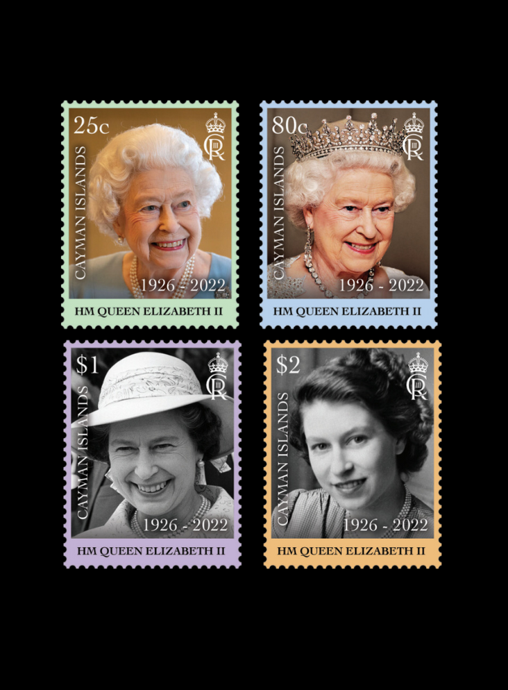 Cayman Islands QEII In Memoriam 4v Stamps