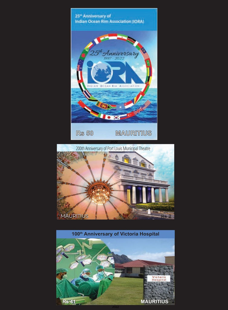 Mauritius Anniversaries 3v