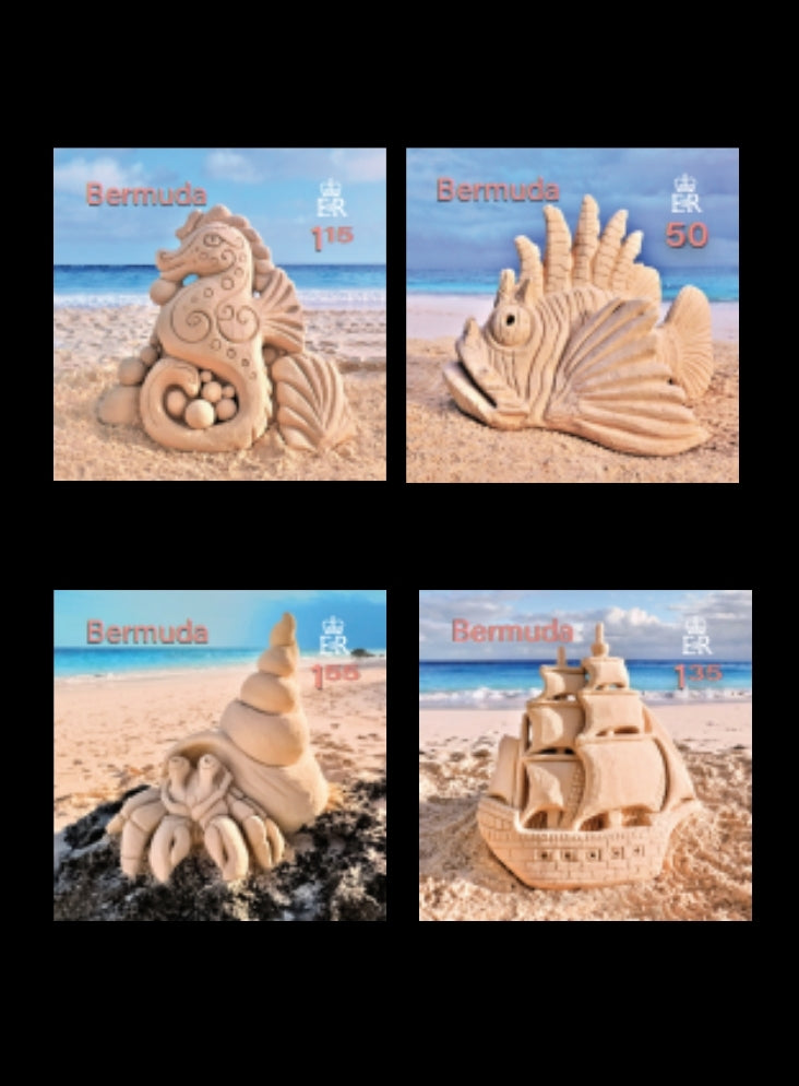 Bermuda Sand Sculptures 4 varieties 19/8/21