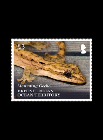 British Indian Ocean Territory Lizards 3 value 14/10/19