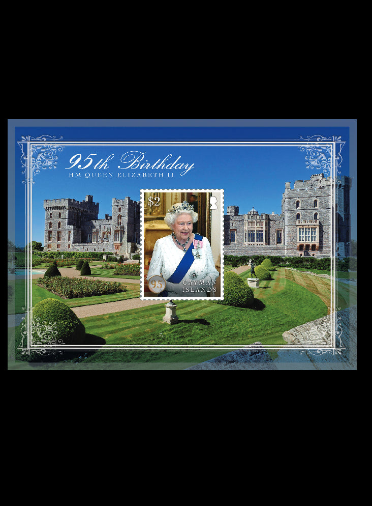 Cayman Islands HM Queen Elizabeth II 95th Birthday $2 1v M/S