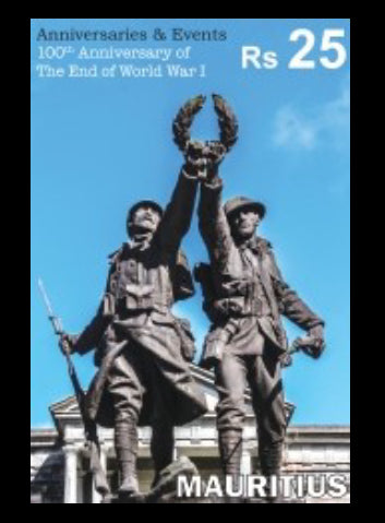 Mauritius Anniversaries 100th Anniversary of The End of World War I Rs25 12/11/18
