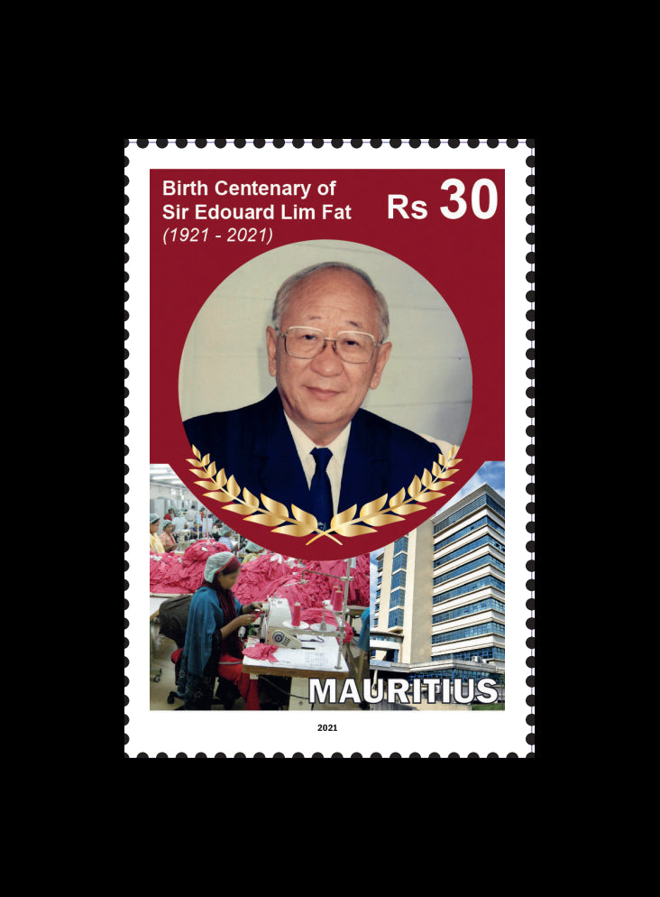 Mauritius Birth Centenary of Sir Edouard Lim Fat 1921-2021 RS30 1 Value