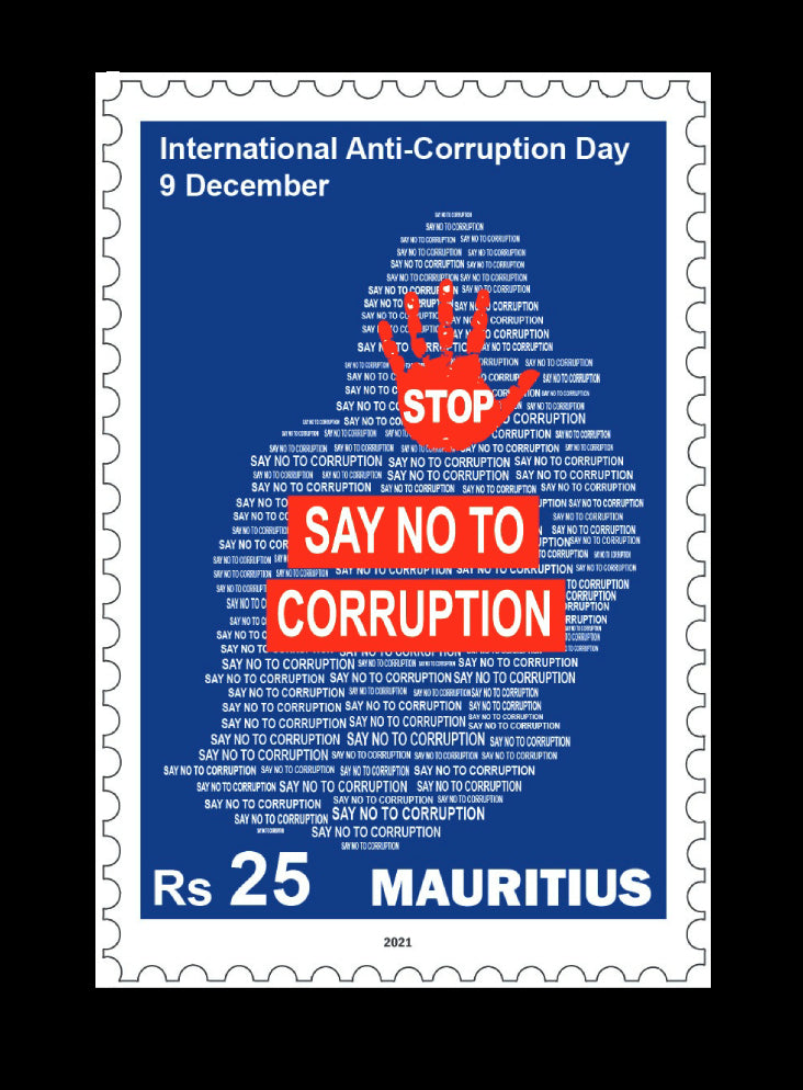 Mauritius Int. Anti-Corruption Day RS25 1v
