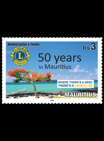 Mauritius Anniversaries & Events 3 value  set 5/18