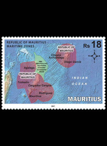 Mauritius Chagos Archipelago 3 value set  11/12/17