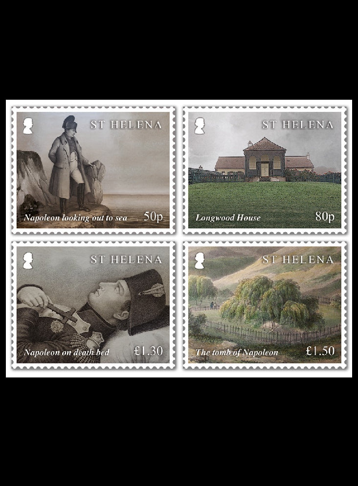 St Helena 2021 Bicentenary of Napoleon 4 value
