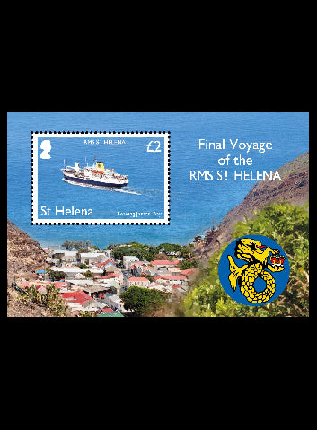 St Helena RMS St.Helena 1 value miniature sheet 10/2/18
