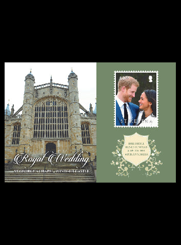 St Helena Royal Wedding 1 value miniature sheet 19/5/18