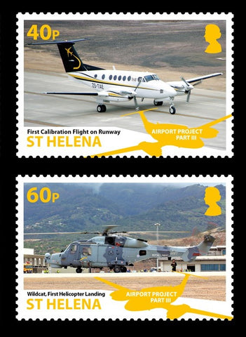 St Helena Airports III 4 value set  21/5/18