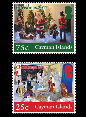 Cayman Islands Christmas 2017 4 value set  2/11/17