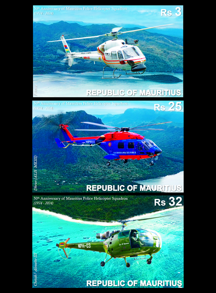 50th Anniversary .Mauritius Police Helicopter Squadron 3v