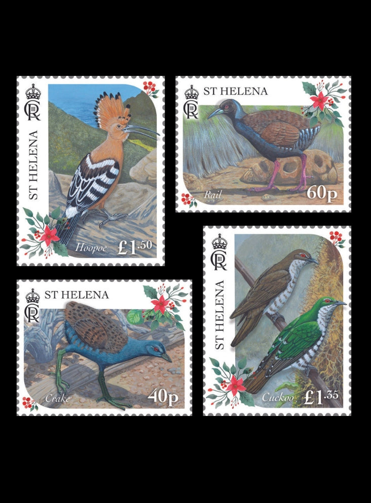 St. Helena Xmas 2023-Extinct Birds 4v