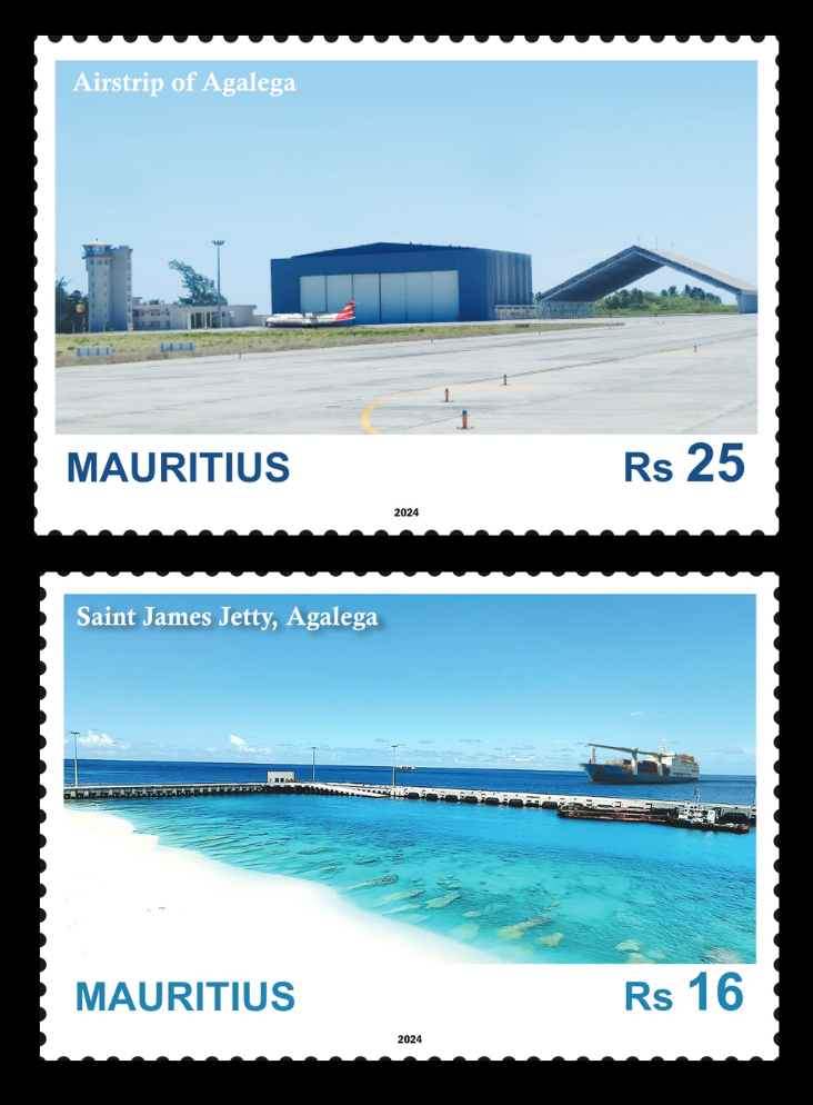 Mauritius Agalega Island 2v 29/2/24