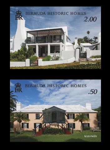 Bermuda Historic Houses 4 value set 21/2/19