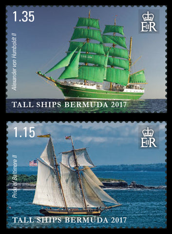 Bermuda Tall Ships 4 value set 31/8/17