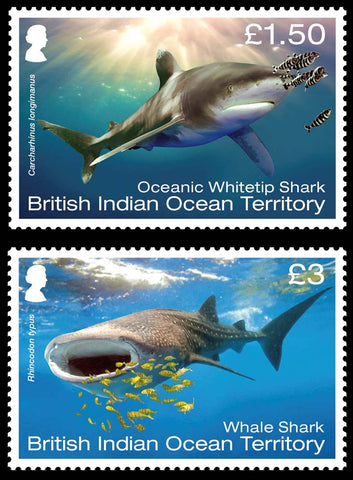 British Indian Ocean Territory Megafauna 6 value set 8/6/17