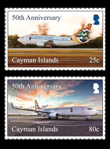 Cayman Airways 4 value set  7/8/18