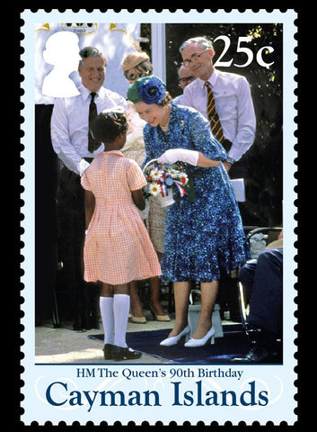 Cayman Islands HM Queen Elizabeth II 90th Birthday 4 value set 9/11/16