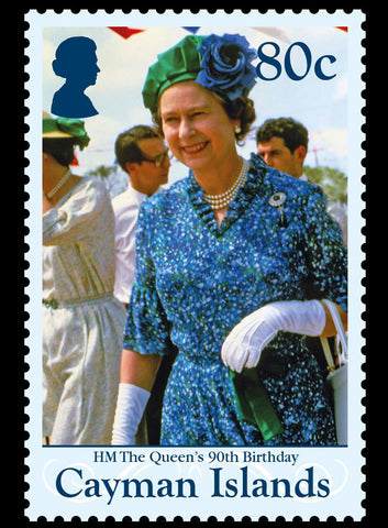 Cayman Islands HM Queen Elizabeth II 90th Birthday 4 value set 9/11/16