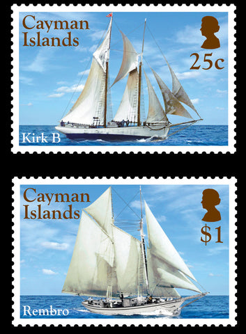Cayman Islands Ships 4 value set 16/05/16