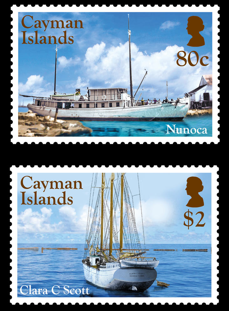 Cayman Islands Ships 4 value set 16/05/16