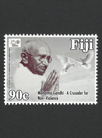 150yrs Mahatma Ghandi 4v Stamp Fiji
