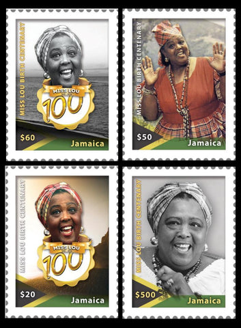 2020 Miss Lou Birth Centenary 4 value set   8/3/20