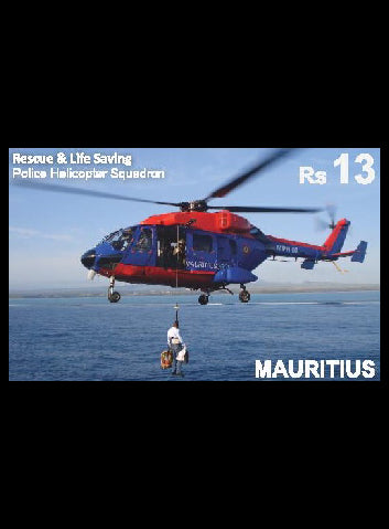Mauritius Rescue & Life Saving Helicopter Squadron Rs13 12/3/19