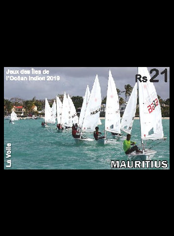 Mauritius Jeux des Iles 3 value set  19/7/19