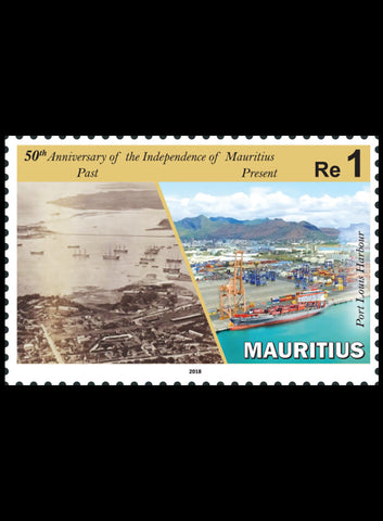 Mauritius 50th Anniversary of  Independence of Mauritius 3 value miniature sheet 12/3/18