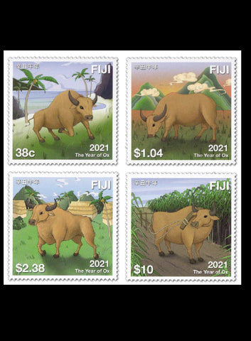 Fiji 2021 Chinese Zodiac Year of the Ox 4 value