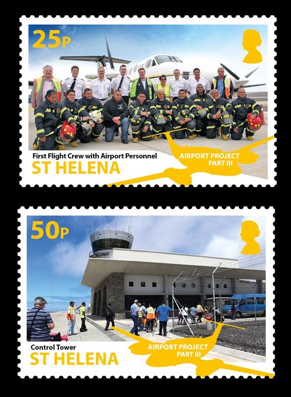 St Helena Airports III 4 value set  21/5/18
