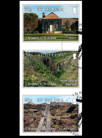 Seven Wonders of St.Helena 7 Value Set First Day Cover 1/2/20