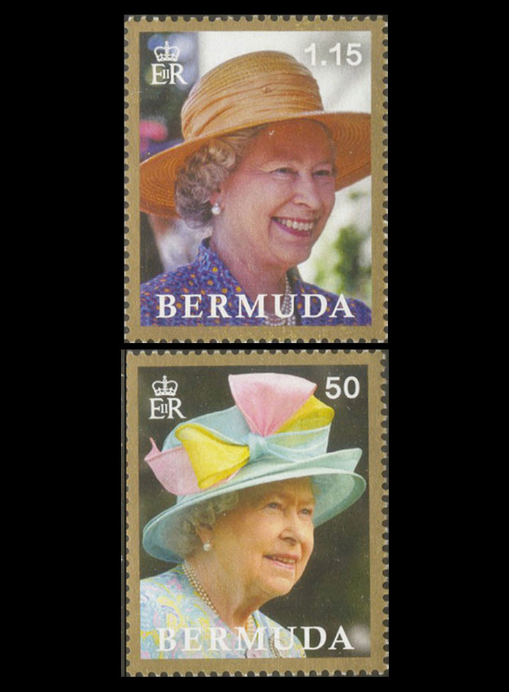 Bermuda HM Queen Elizabeth II  Longest Reign 3 value set 29/6/17