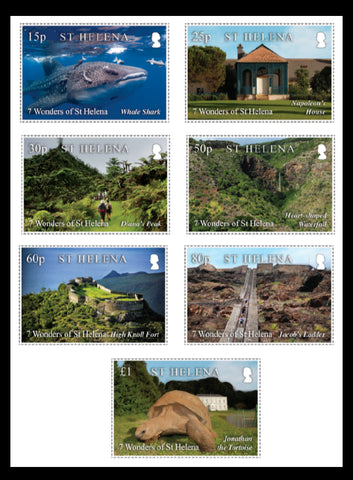 Seven Wonders of St.Helena 7 Value Set  1/2/20